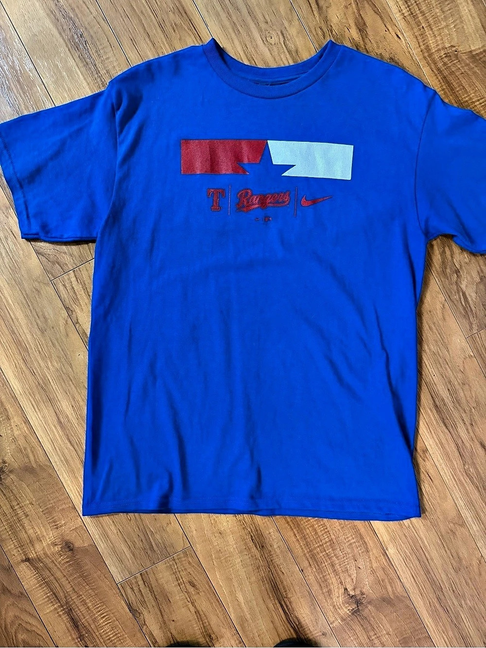 Nike Texas Rangers Graphic T-Shirt Blue boys XL